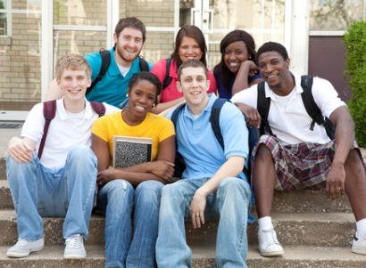 [Image of high school students] Read on this page about internships and continuing education