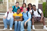 Image of high school students