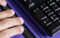 [Image of computer with braille] Click the button below for our accessibility statement.