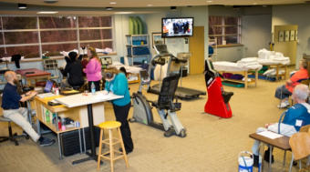 Image of the physical therapy equipment at Green Valley Campus